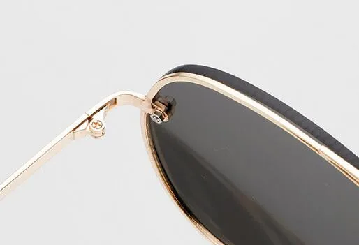HBK классический плоский верх Защита от солнца очки Ocean Пилот Зеркало Солнцезащитные очки для женщин розовый UV400 2017 Мужской известный