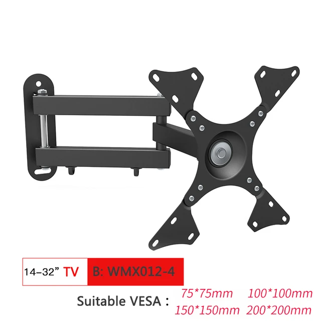 Nb P4 – Support Mural Pour Écran Lcd Led 32-55 Pouces Max.vesa 400x400mm,  Charge Kg - Supports Tv - AliExpress