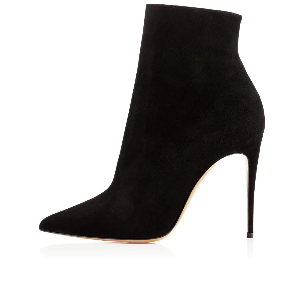 Amourplato/женские ботильоны на высоком каблуке; зимние ботинки с острым носком; пикантные вечерние модельные туфли на молнии; цвет черный, белый; размеры