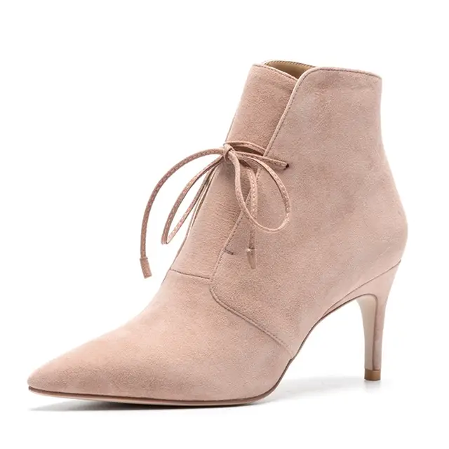 tie up womens boots