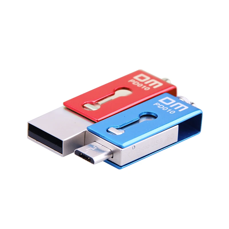 OTG USB флэш-накопитель PD010 8 Гб оперативной памяти, 16 Гб встроенной памяти, 32 ГБ USB2.0 с двойной разъем используется для OTG смартфона и компьютера