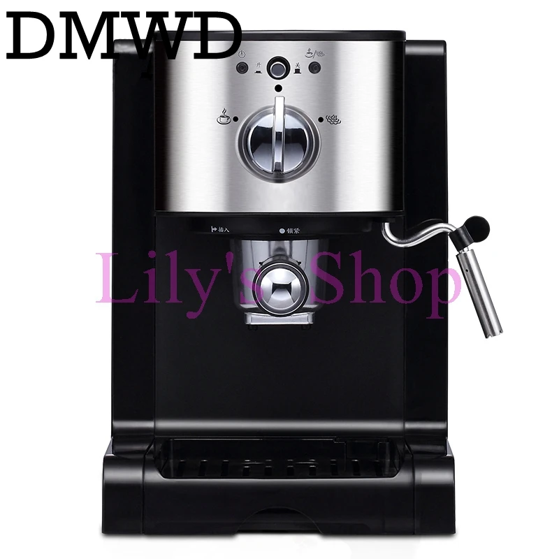 DMWD Italian capsules Coffee machine cappuccino commercial milk foam