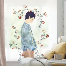 Ветреное окно для ванной стикер матовая пленка анти-освещение Туалет окно тени бумага Прозрачный Непрозрачный