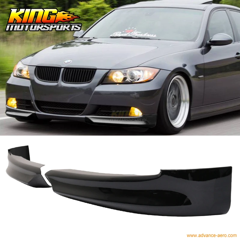 For 2005 2008 06 07 BMW E90 3 Series OE Style Front Bumper Lip Splitter