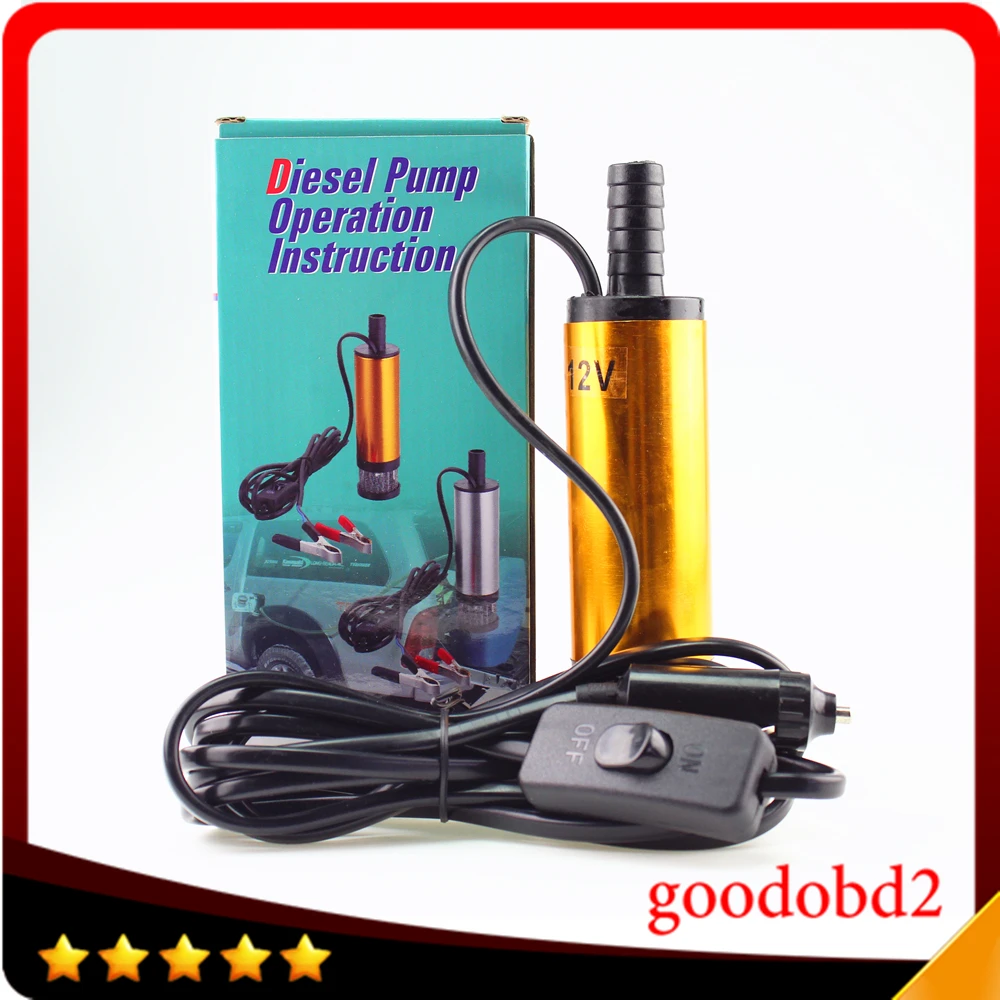 Bomba de Transferência de Óleo Combustível de Água Carro de Acampamento do Petróleo Bomba Elétrica Mini Diesel Truck Boat Submergível Inoxidável 38mm Dc12v 15 de Óleo Combustível de Água Diesel Truck