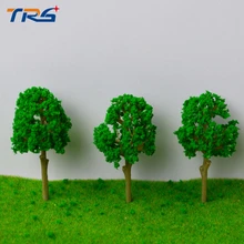 Teraysun Architectural model making 6.6CM Trees Model for Railroad Layout Landscape Scenery Diorama Miniatures