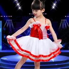 Children’s chorus girls kindergarten dance skirt performance clothing Latin dance street dance performance stage
