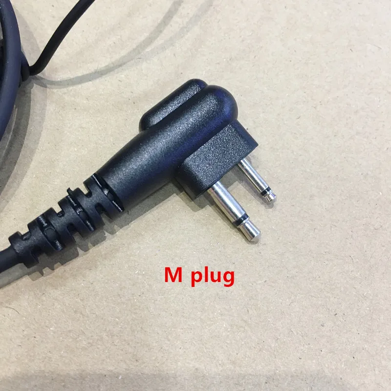 Fone de Ouvido Pinos para Motorola Telescópio Grande Colarinho Braçadeira Plug 2 Dep450 Dp1400 Cp040 Mag One a8 Ep450 Walkie Talkie Gp2000 Hyt Etc m 2 Telescópio grande colarinho braçadeira fone de ouvido
