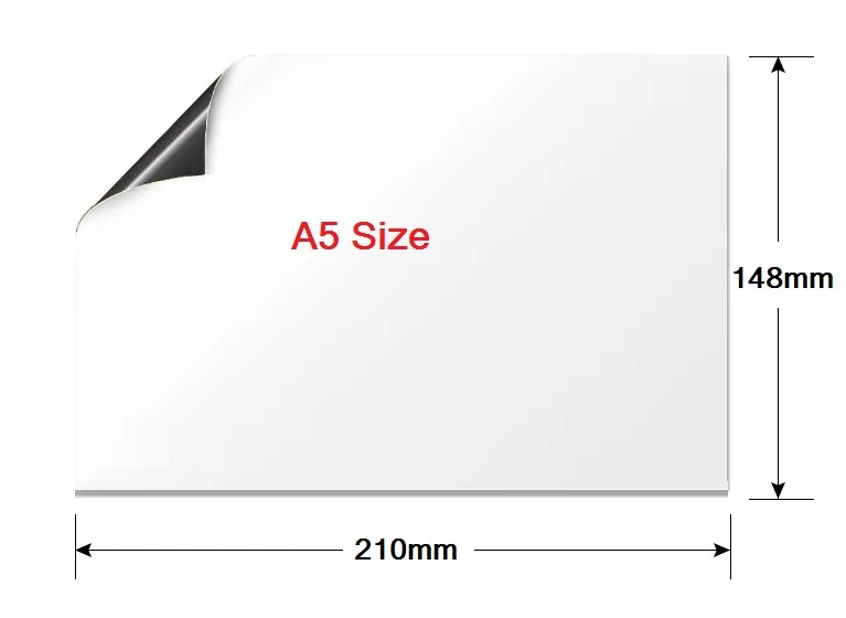 A5 Size Magnetic Whiteboard for Fridge Magnets Dry Erase White Board Marker Eraser Writing Record Message Board Remind Memo Pad - Image 2