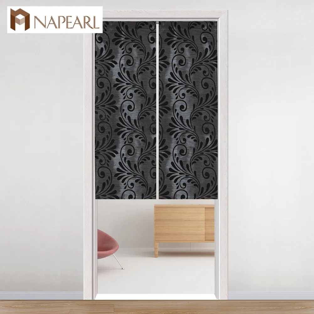 NAPEARL короткие длинные шторы европейские цветочные капли для гостиной двери полу