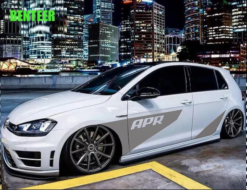 1 комплект наклеек на лобовое стекло автомобиля APR KK для Volkswagen Golf 6 7 CC Sagitar Bora Passat