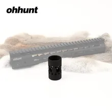 Ohhunt Тактический Сталь баррель гайка Алюминий ствола Гайка для AR15 M4 M16 float NSR ключ мод handgaurd Топ Железнодорожный крепление