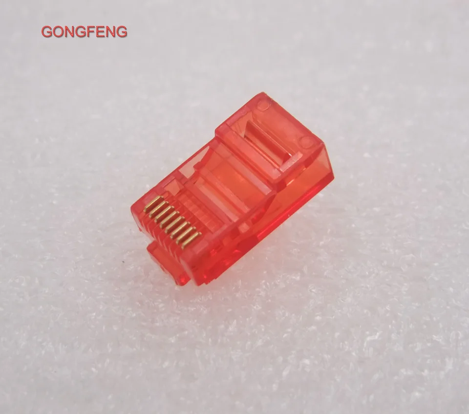 GONGFENG 100 шт. Новый Популярный сетевой соединитель RJ45 более пяти типов