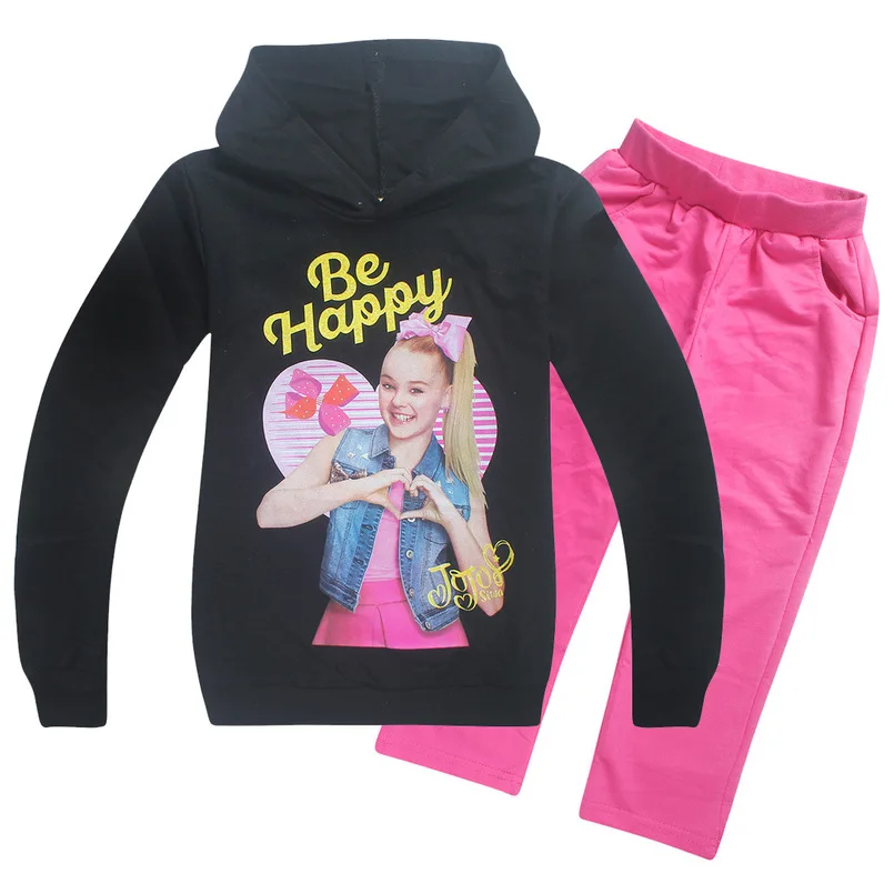 2018 новый комплект детской одежды на весну и осень JOJO siwa толстовки штаны для