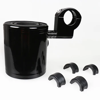 

Gloss Black Adjustable Cup Holder Fit For Harley Touring Electra Street Glide FLH/T FLHX ATV Universale Motorcycle
