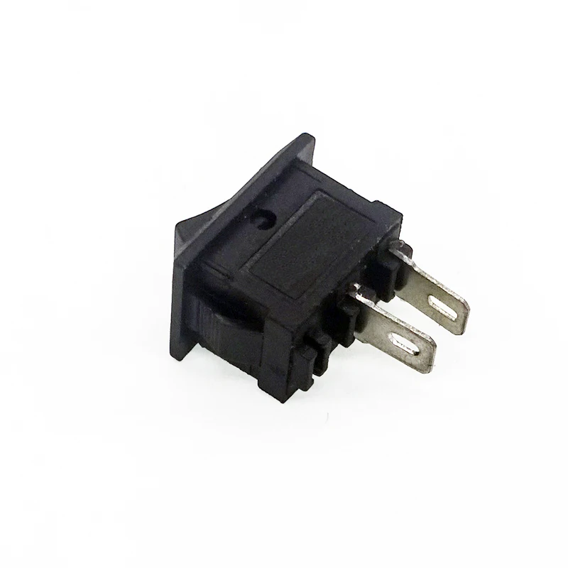 10 шт./лот 15*10 2 Pin KCD1 250V 3A переключатель лодки красный черный оснастки SPST вкл. Рокер