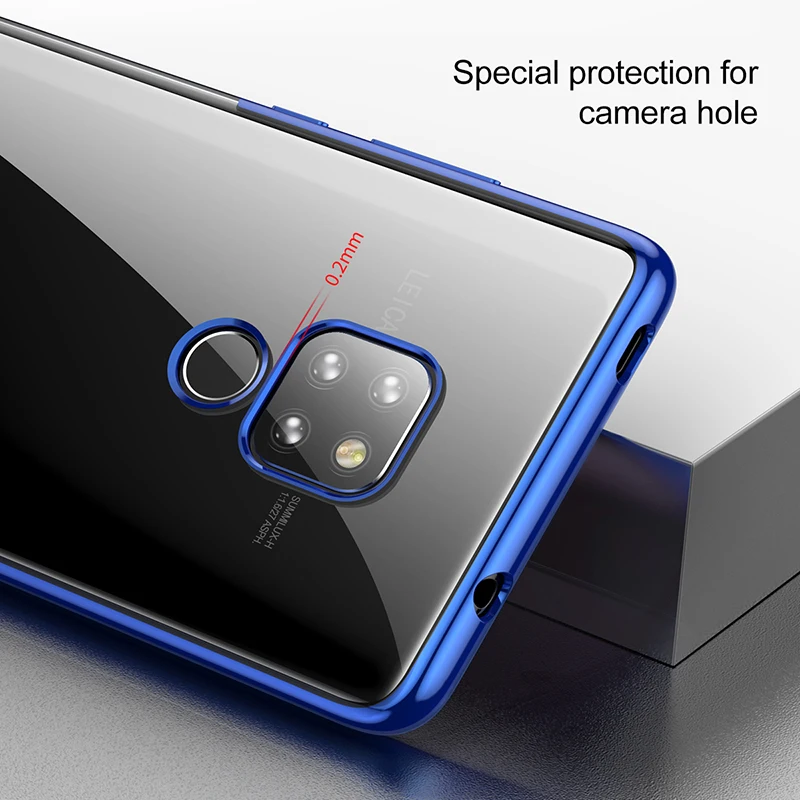 

Luxury Plating Case For Huawei Mate 20 Pro Coque Ultra Thin Electroplating Soft TPU Cover For Huawei Mate20 Pro Capinhas