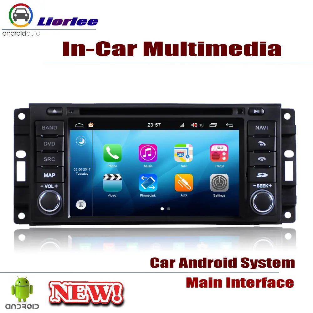 Best For Dodge Avenger 2007~2014 Car Android Player Radio DVD GPS Navigation Displayer Audio Video In Dash Multimedia Head Unit 1