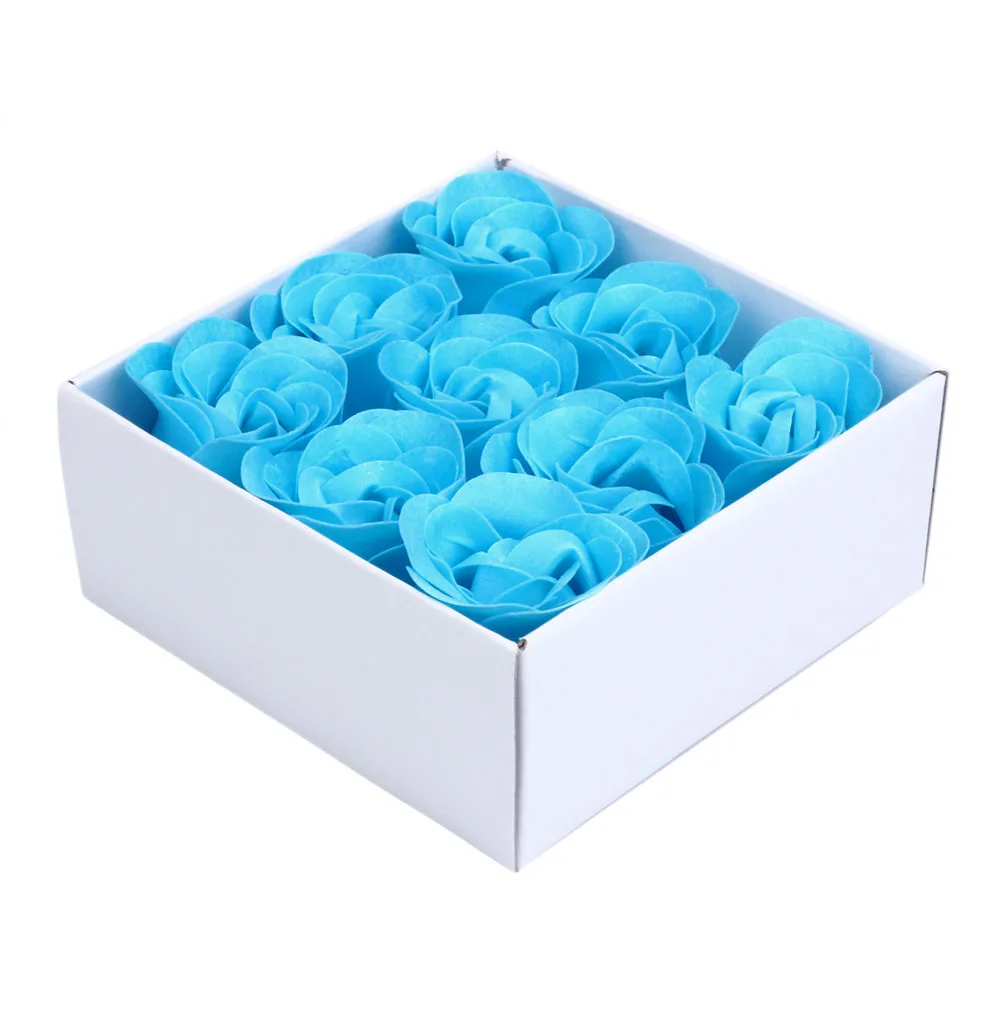 9 шт. сладкое ароматизированное мыло для тела с лепестками роз, подарок для свадебной вечеринки, роскошное мыло для ванны