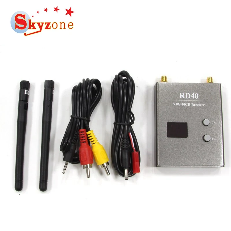 

Skyzone RD40 FPV 5.8G 40CH Diversity Receiver RX for RC Racing Camera Drone FPV Quadcopter Goggles VS Eachine TS832 RC832