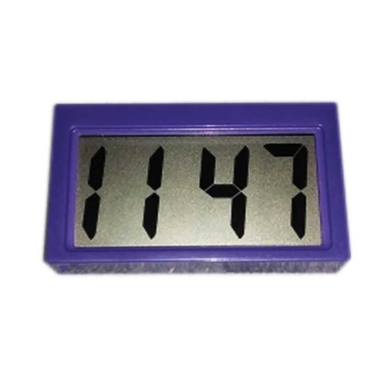 1pc Mini Digital Clock Car Truck Dashboard Portable Clocks Students Study Clocks Office Desk Timer Birthday Gift