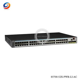 

High performance S5700-52X-PWR-LI-AC, 48 GE RJ45, 4 10GE SFP+, with S5700 PoE gigabit enterprise switches