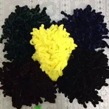 7 цветов простое удобное объемное скручивание Большой волос галстук кольцо украшение для хиджаба Khaleeji головной убор без клипсы