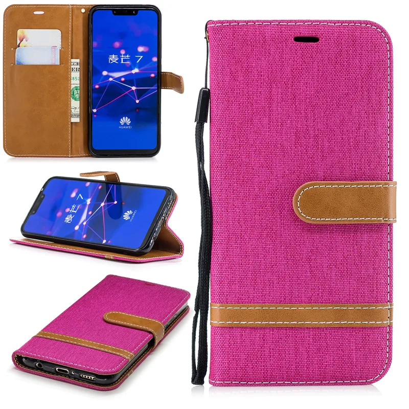 Case For Huawei P30Pro P20Lite Leather Flip Wallet Case For Huawei Mate20 20Pro 10Lite P Smart 2019 P10 Case Painted Phone Cases (14)