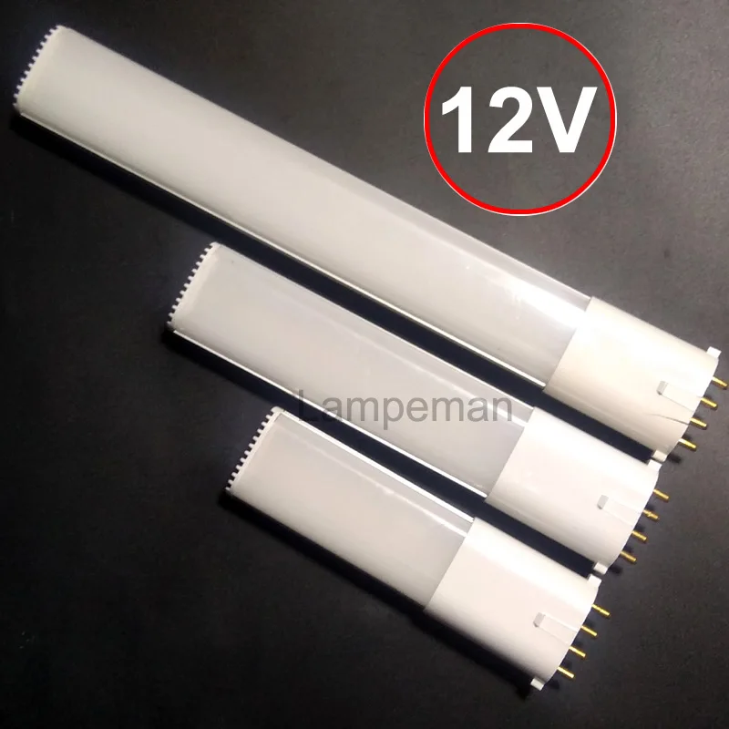 

2g7 led tube light 12V 4W 6W 7W 2835 led ac12 2g7 LED Epistar dc12 2g7 led light bulb PL lamp ce rohs