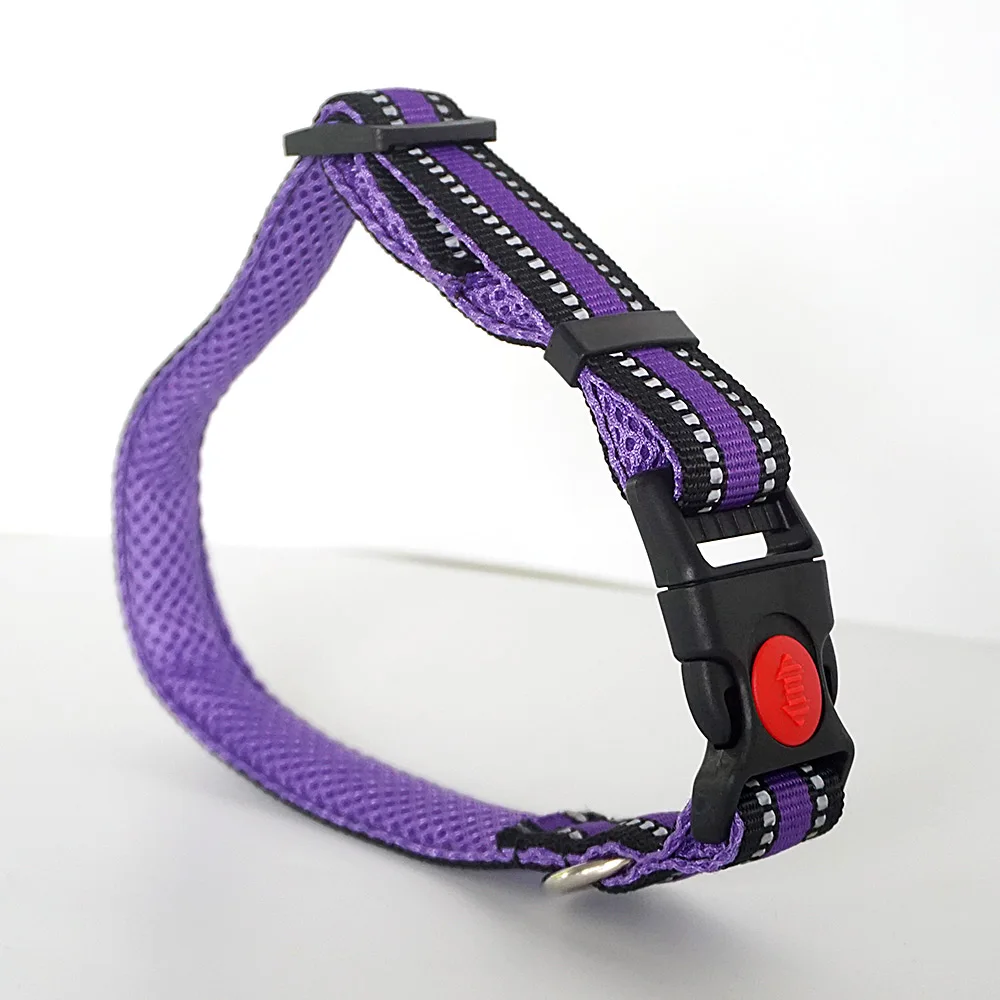 Dadugo pet collars adjustable clip buckle dog collars reflective