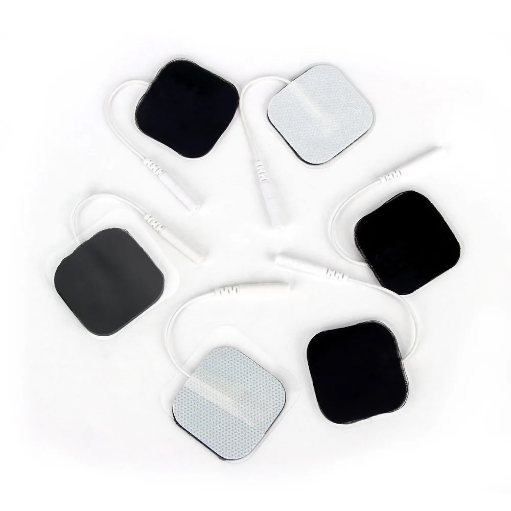 

50pcs/100pcs Self Adhesive Replacement Tens Electrode Pads Square 4*4/5*5 cm Muscle Stimulator Electric Digital Machine Massager