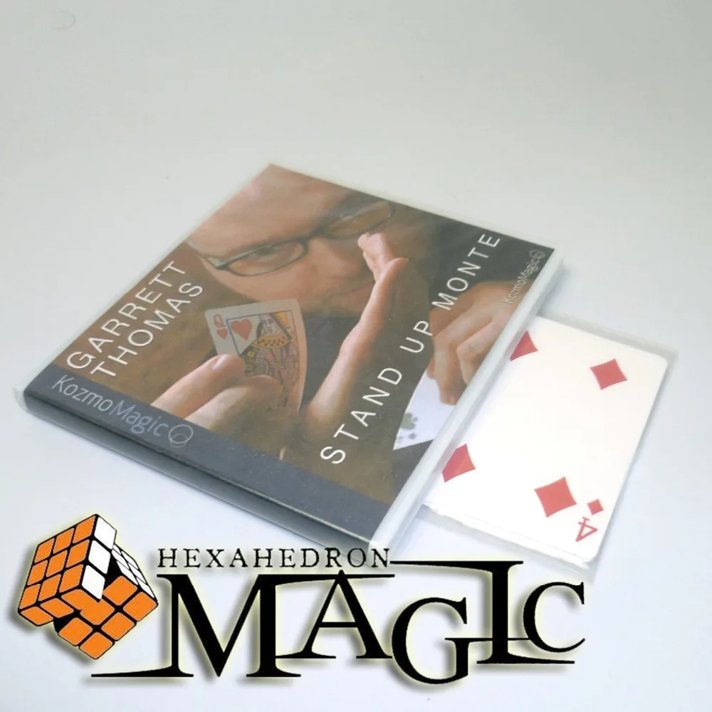 

Stand Up Monte (with Gimmick) by Garrett Thomas and Kozmomagic /close-up card magic trick / wholesale