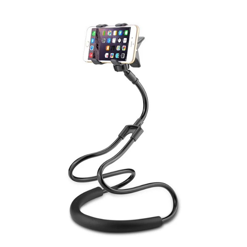 

Universal Long Arm Mobile Phone Stand Lazy Bed Desktop Neck Cell Holder for IPhone 360 Degree Adjustable Rotate Hanging Bracket