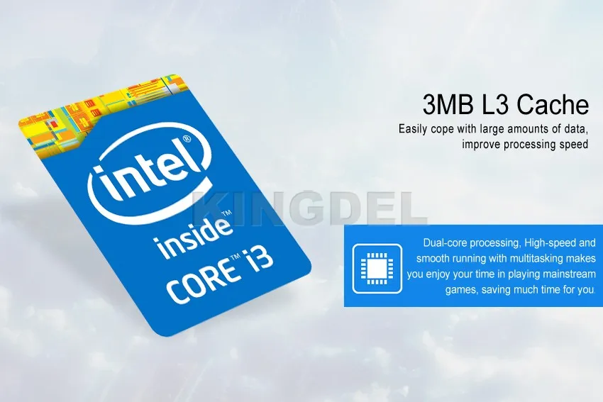 Kingdel безвентиляторный промышленный Мини-ПК Win10 Core i3 4010u Dual NIC 6 * COM RS232 Тонкий настольный компьютер 300 м Wi-Fi 2 * HDMI