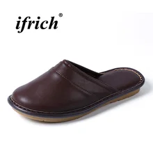 

Winter New Cool Men Slippers with Fur Room Shoes Male non-Slip Men Slippers for Guests Warm Fur Dark Brown Black Flats Slippers