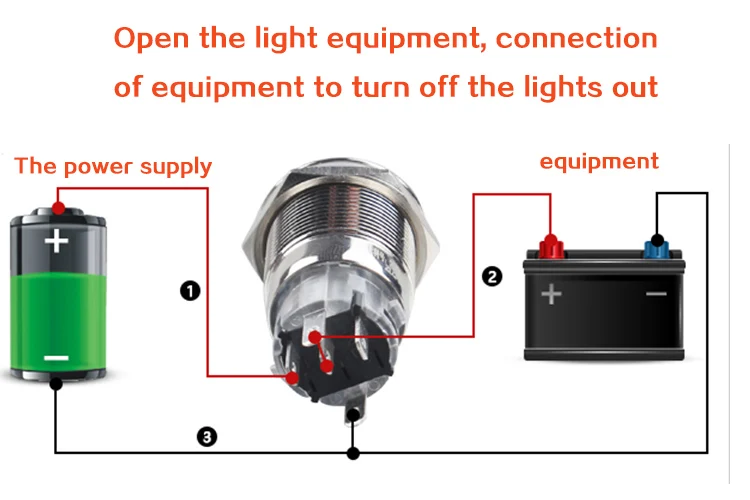 panel beater Metal Button Switch 16/19/22MM Reset Button Switch Instantaneous Digital 1.2.3.A.B.C Elevator Button Switch light switch with remote