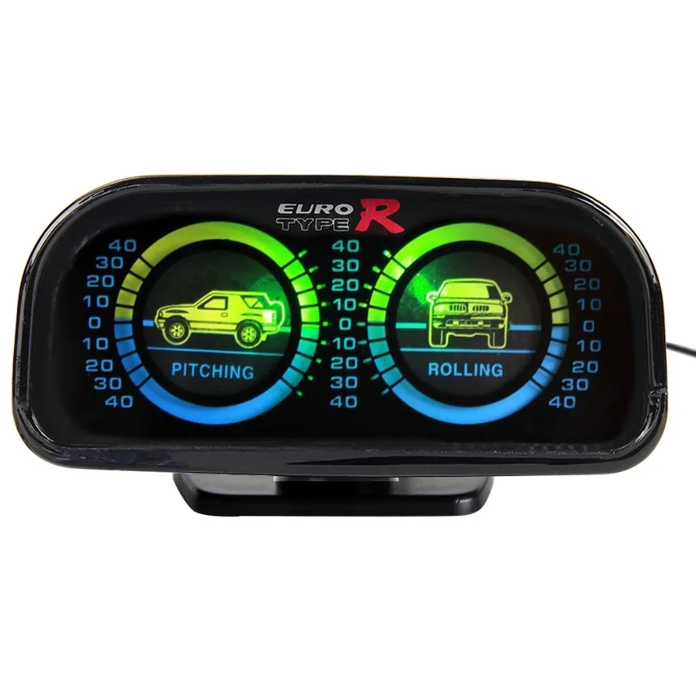 

Adjustable Auto Car Compass Balance Meter Gauges Slope Indicator Inclinometer Pitching & Rolling Balancing Instrument Tachometer