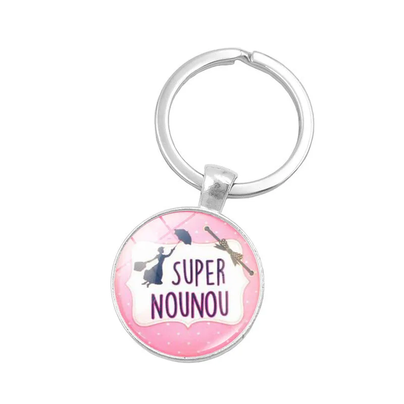 

High Quality Cadeau Maitresse Super Key Chain Ring Holder Fashion Silver Color Keychain for Men Women Jewelry Teachers Gift