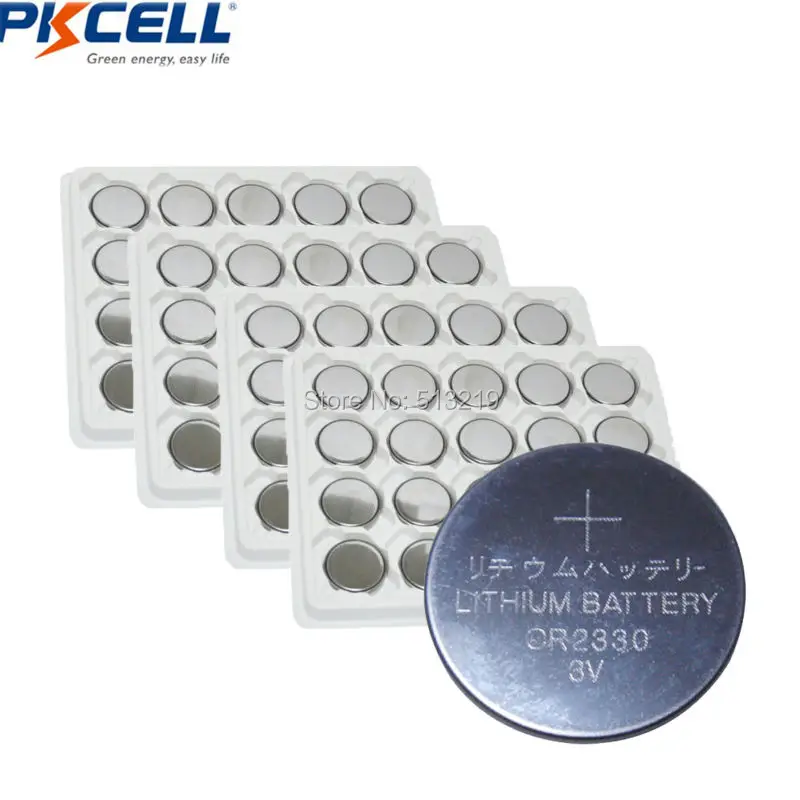 160 x 3V 260mah Lithium Batteries CR2330 2330 DL2330 For Watches clocks