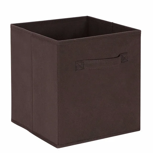 New Cube Non Woven Fabric Folding Storage Bins For Books Underwear New Cube Non Woven Fabric Folding Storage Bins For Books Underwear Bra Socks Clothes Organizer