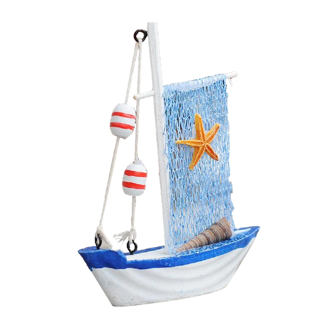 Mediterranean Nautical Tropical Fishing Net Sailing Decor Home Ornament #5