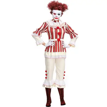 

IT 2 Pennywise Clown Cosplay Costume Stephen King It Costume Dress For Adult Women party dress