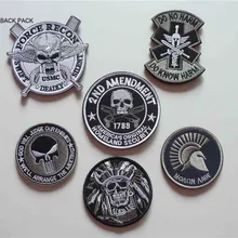 Вышитые военные нашивки для поднятия боевого духа Каратель спецназ патч ТАКТИЧЕСКИЕ США морской корпус МССБ армейские значки на рюкзак куртки