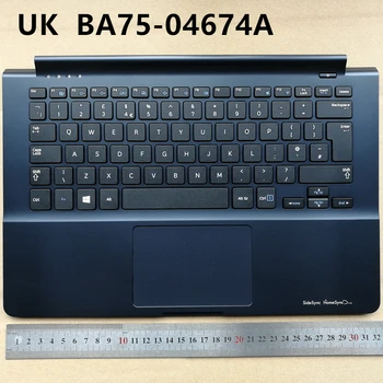 

Uk new laptop keyboard with touchpad palmrest for samsung 905s3g 915s3g BA75-04674A English big enter