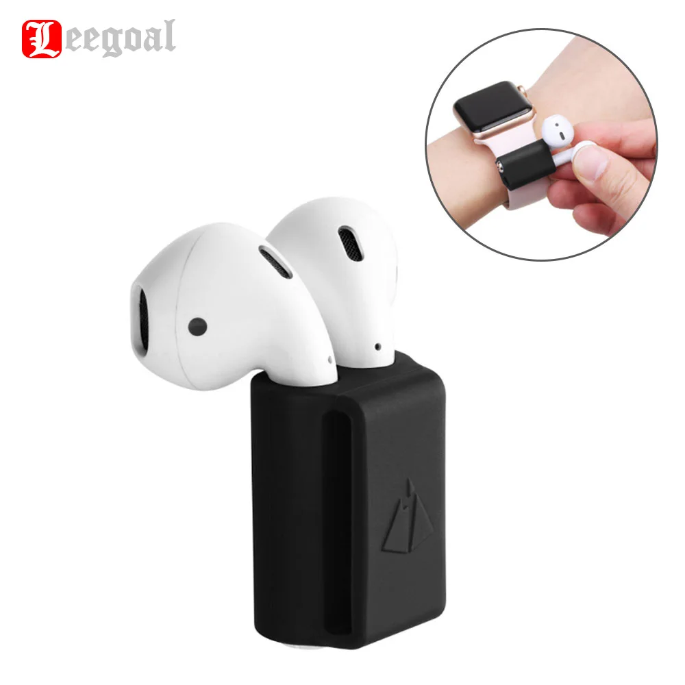 Leegoal силиконовый держатель с защитой от потери для AirPods Портативный Силиконовый