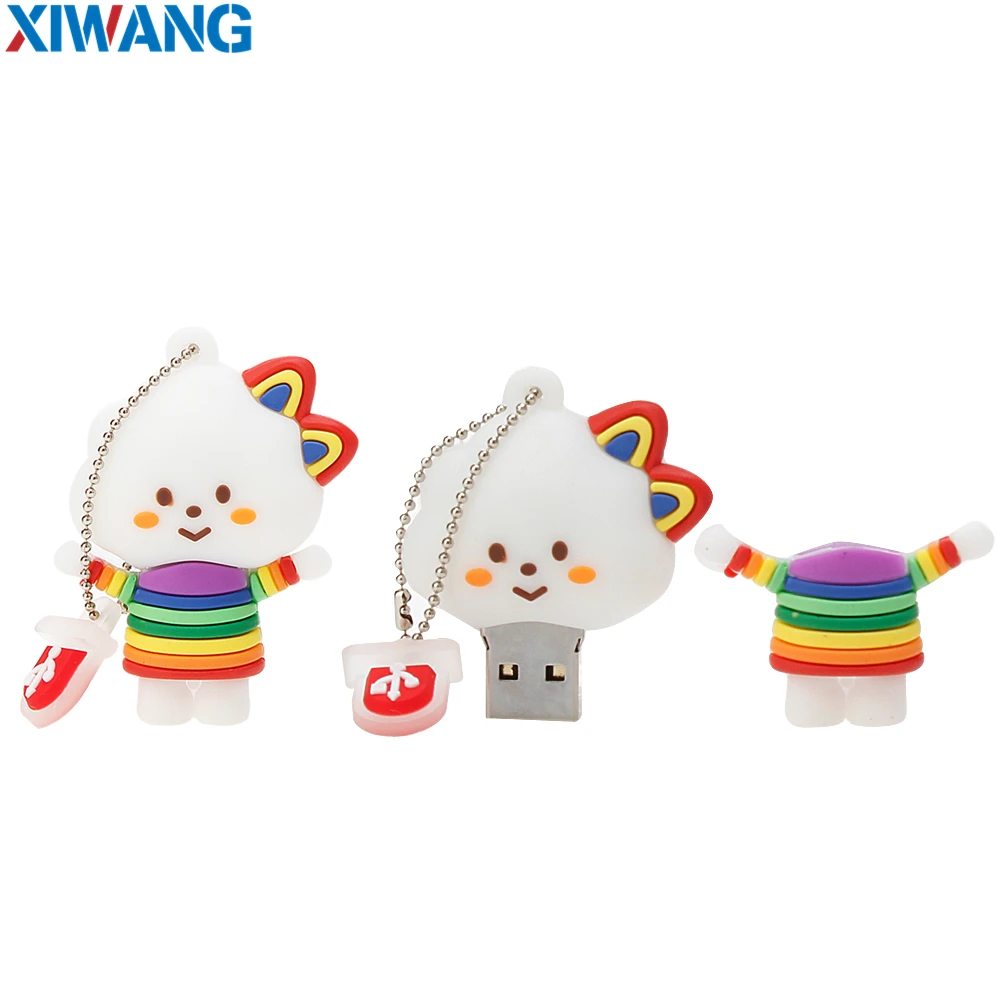 

Cartoon USB 2.0 Pendrive Cute rabbit carrot 4GB 8GB 16GB 32GB Pen Drive 64GB USB Flash Drive Flash Memory Stick External Storage