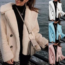 Women's Fashion Winter Faux Fur Coat Winter Warm Jacket Wool Teddy Coats 2018 Autumn Elegant Ladies Parka Jackets Female Women's Fashion Winter Faux Fur Coat Winter Warm Jacket Wool Teddy Coats 2018 Autumn Elegant Ladies Parka Jackets Female