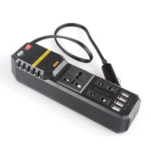Автомобильный инвертор 200 Вт Юго-Восточной Азии, 12 V до 220 V-240 V Dual USB Автомобильное зарядное устройство 3AC Выход преобразования автомобильный инвертор