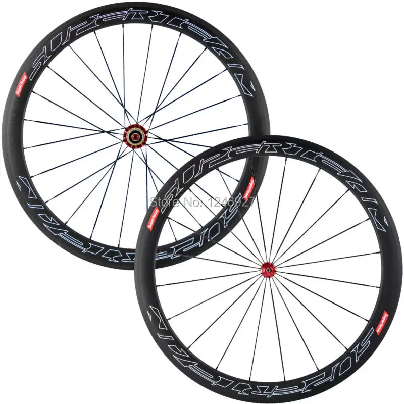 

Superteam Full Carbon Bicycle Wheels 50mm Clincher 23mm Width Road Bike Wheelset High Quality Cycling Wheel