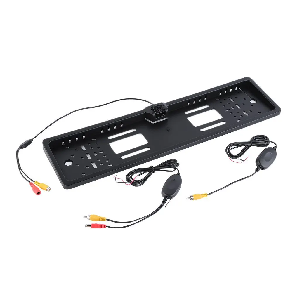 

High Sensitivity Europe License Plate Frame Waterproof Shockproof Car Reverse Rearview Camera License Plate Frame SWX-021